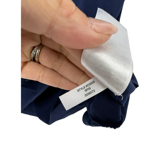 NEW J.Crew Collector Tee Embroidered cherry graphic Women XXL Blue Relaxed - Picture 6 of 8